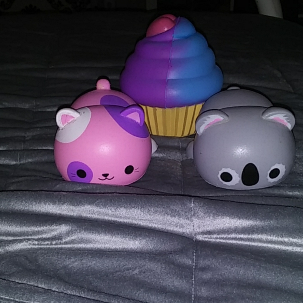 Three squishies